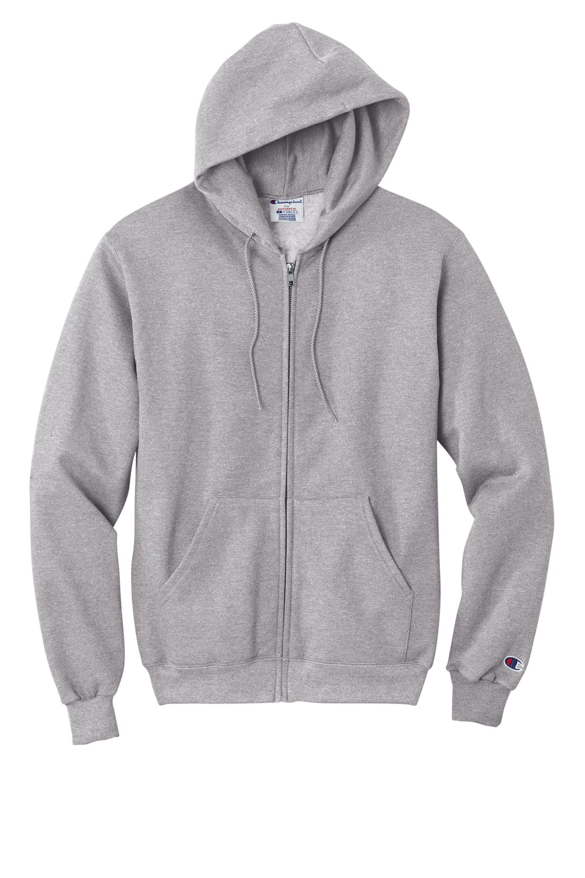 Champion Powerblend Full-Zip Hoodie S800 Light Steel