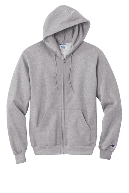Champion Powerblend Full-Zip Hoodie S800 Light Steel