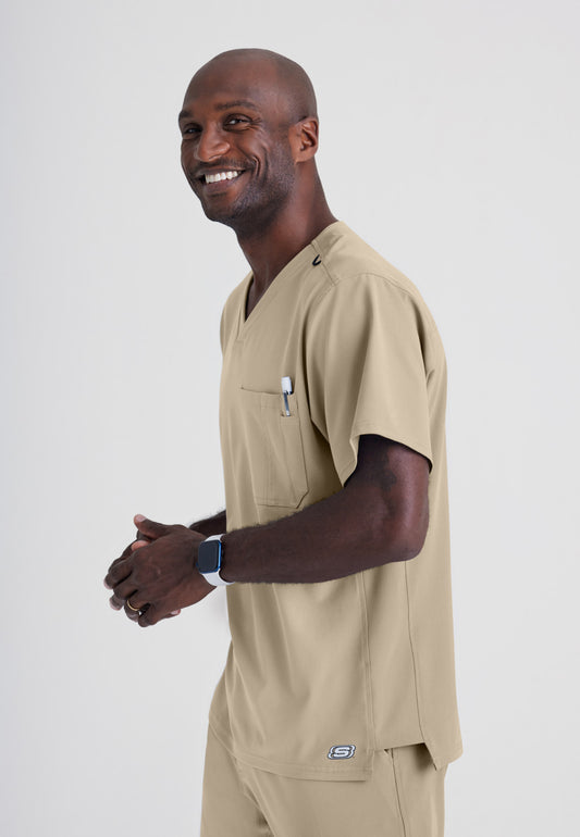 Skechers SK0112 Structure Scrub Top New Khaki