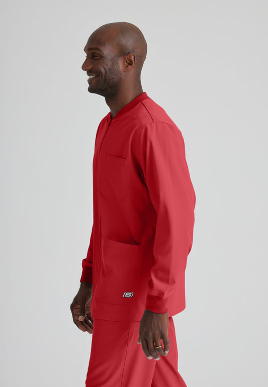 Skechers SK0408 Structure Scrub Jacket True Red