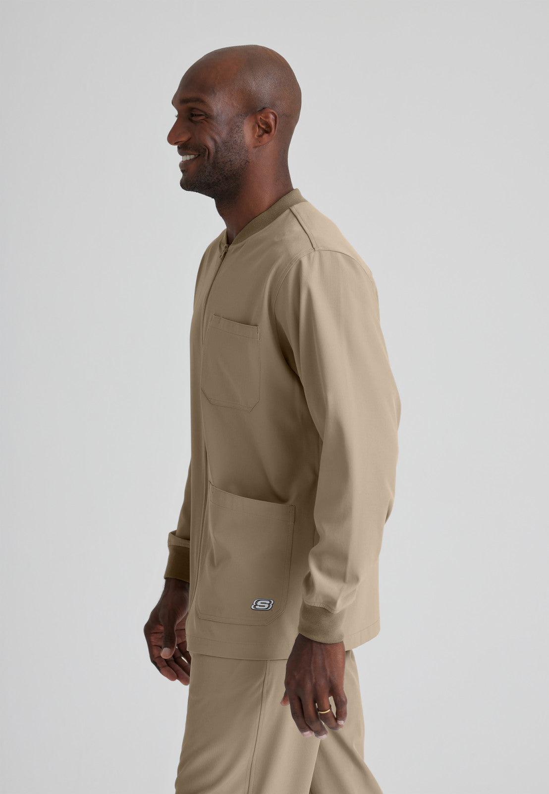 Skechers SK0408 Structure Scrub Jacket New Khaki