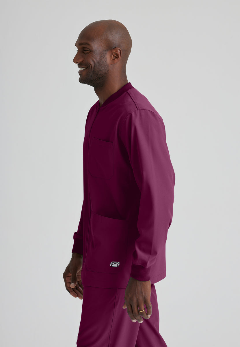 Skechers SK0408 Structure Scrub Jacket Wine