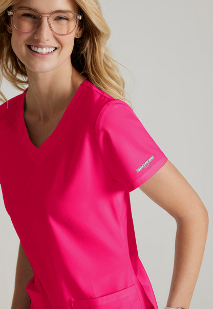 Skechers SK101 Breeze Scrub Top Vibrance Pink