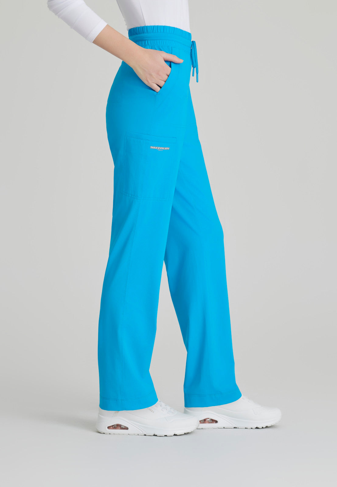 Skechers Slip-Ins Knits SKP668 Reach Knit Scrub Pants Bold Azure