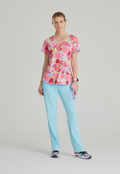 Skechers SKT021 Essence Scrub Top Blissful Blossom