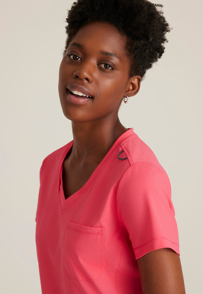 Skechers Slip-Ins Knits SKT221 Flow Knit Scrub Top Punch Pink