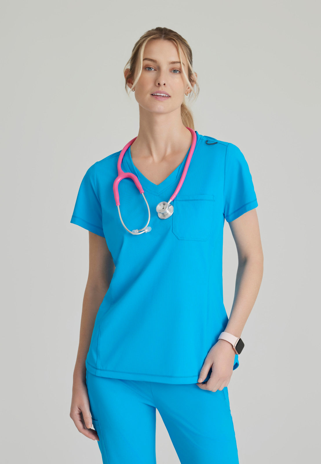 Skechers Slip-Ins Knits SKT221 Flow Knit Scrub Top Bold Azure