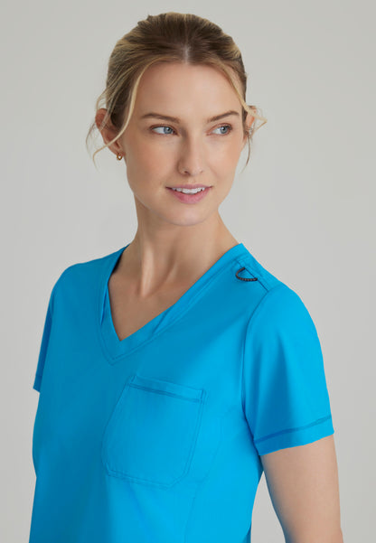 Skechers Slip-Ins Knits SKT221 Flow Knit Scrub Top Bold Azure