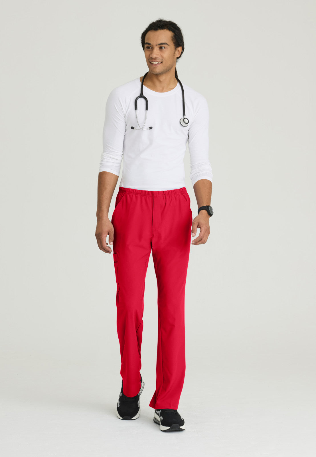 Skechers SK0215 Structure Scrub Pants True Red