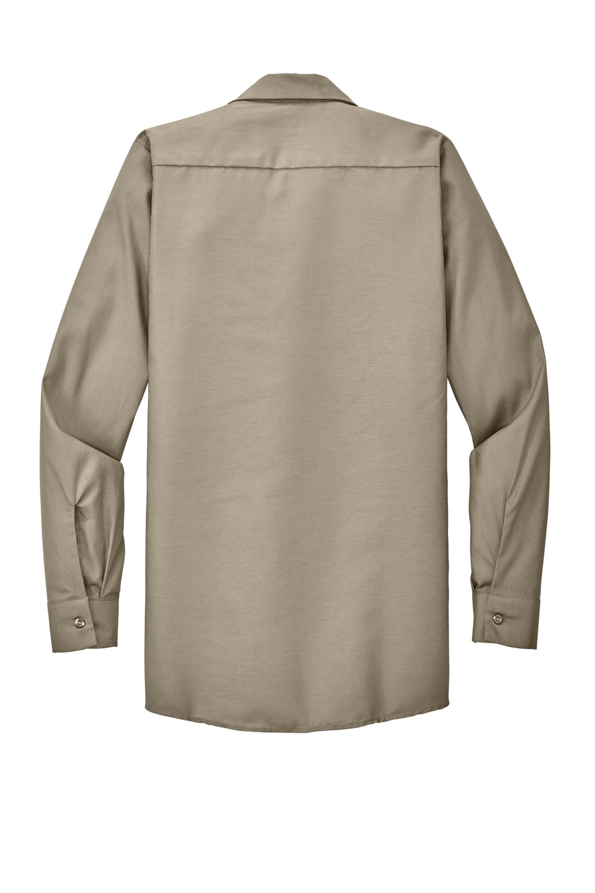 Red Kap Long Size Long Sleeve Industrial Work Shirt SP14LONG Light Tan