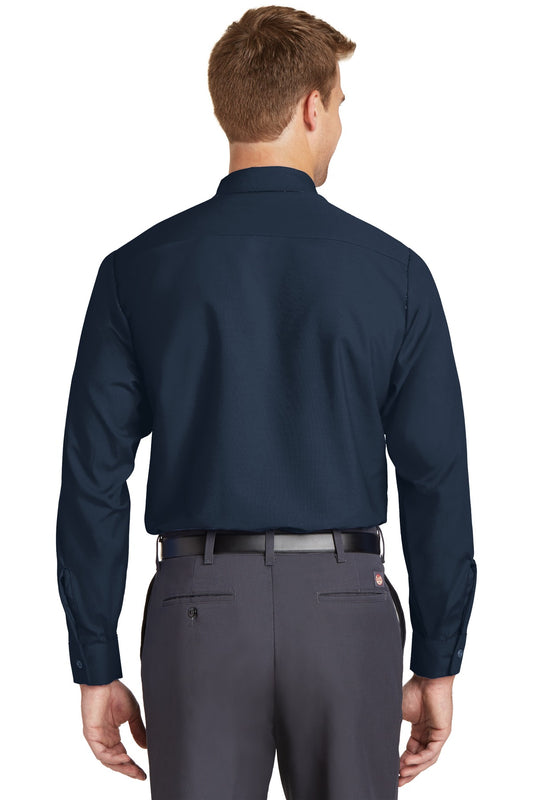 Red Kap Long Size Long Sleeve Industrial Work Shirt SP14LONG Navy