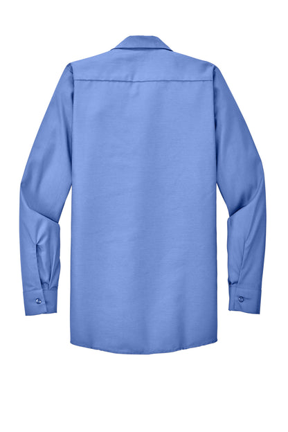Red Kap Long Size Long Sleeve Industrial Work Shirt SP14LONG Petrol Blue