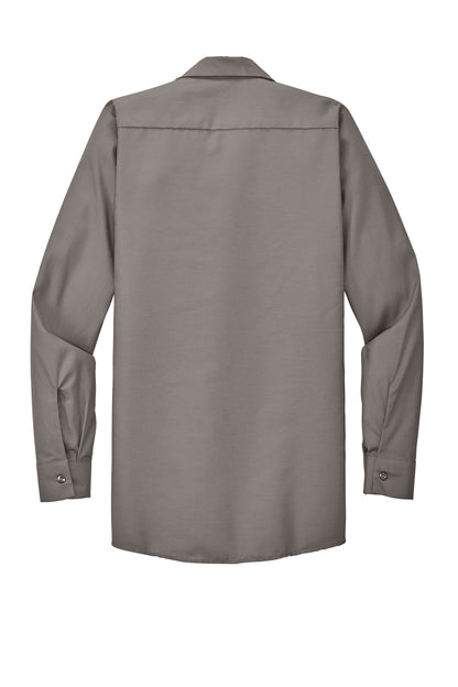 Red Kap Long Sleeve Industrial Work Shirt SP14 Grey