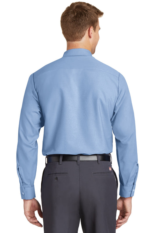Red Kap Long Sleeve Industrial Work Shirt SP14 Light Blue