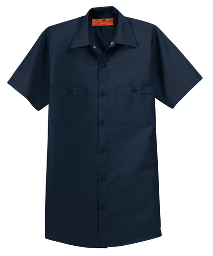 Red Kap Long Size Short Sleeve Industrial Work Shirt image 3