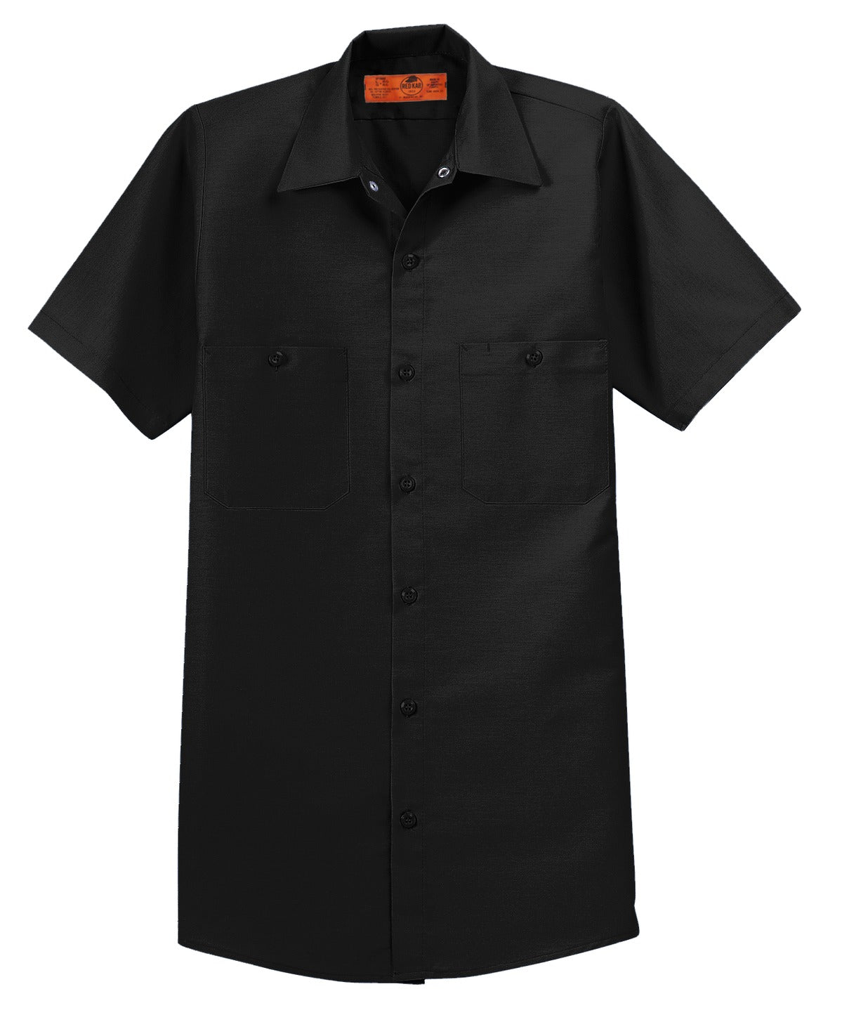 Red Kap Short Sleeve Industrial Work Shirt SP24 Black