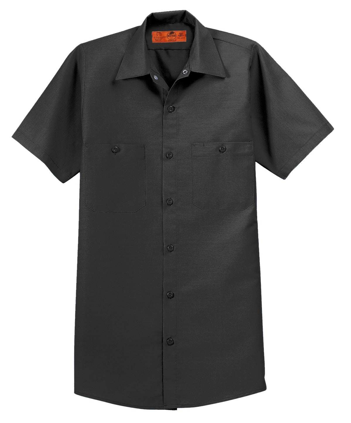 Red Kap Short Sleeve Industrial Work Shirt SP24 Charcoal