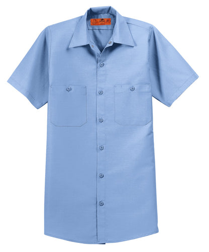 Red Kap Short Sleeve Industrial Work Shirt SP24 Light Blue