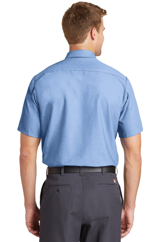 Red Kap Short Sleeve Industrial Work Shirt SP24 Light Blue