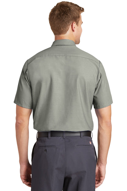 Red Kap Short Sleeve Industrial Work Shirt SP24 Light Grey