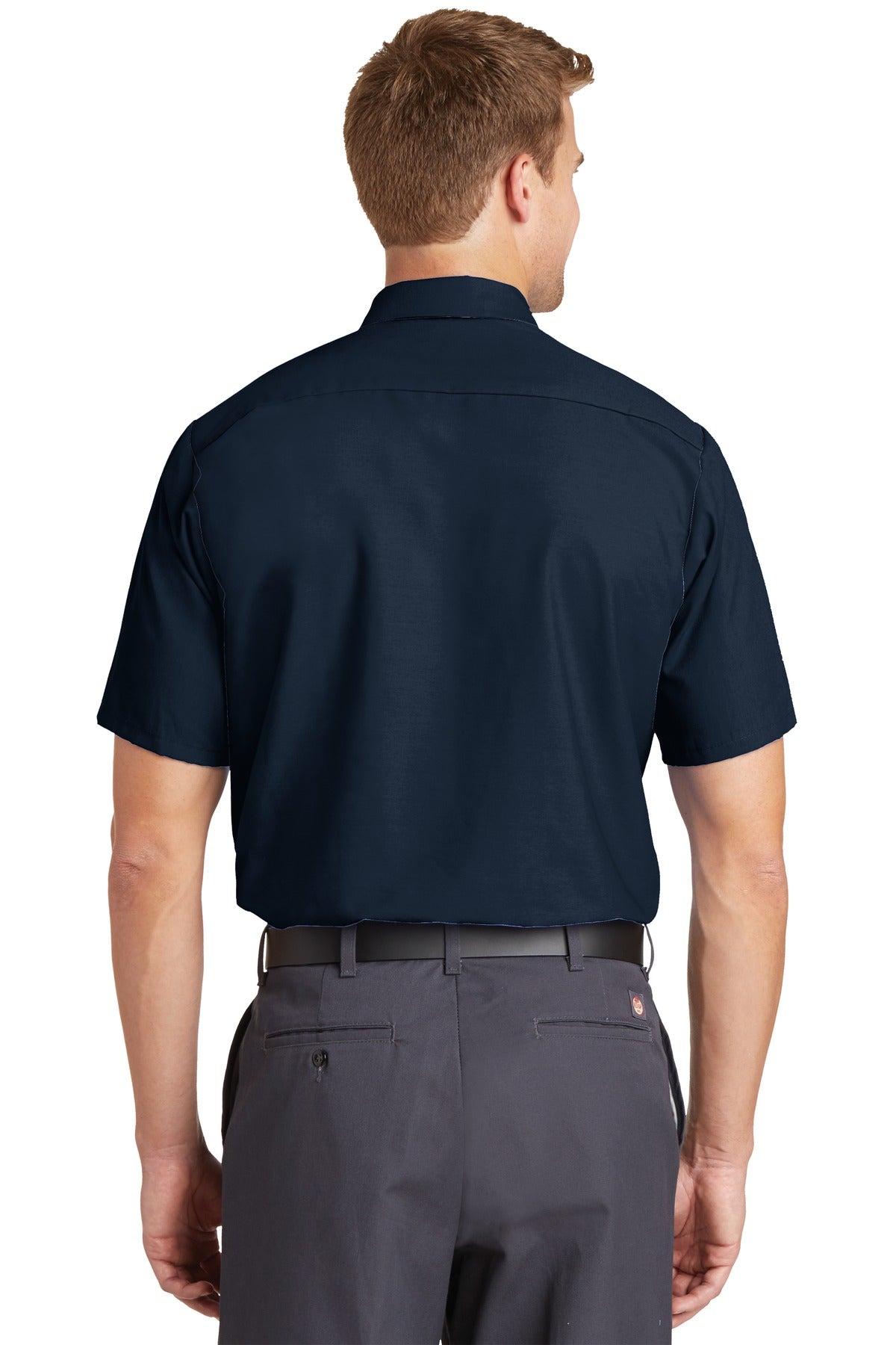 Red Kap Short Sleeve Industrial Work Shirt SP24 Navy