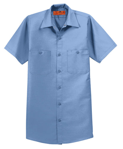 Red Kap Short Sleeve Industrial Work Shirt SP24 Petrol Blue