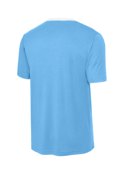 Sport-Tek Competitor United Crew ST100 Carolina Blue/ White