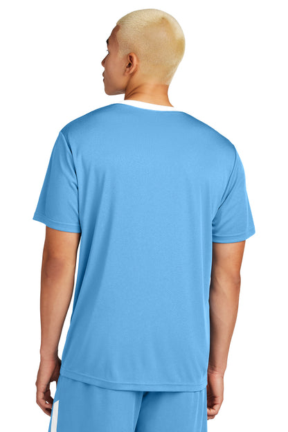 Sport-Tek Competitor United Crew ST100 Carolina Blue/ White