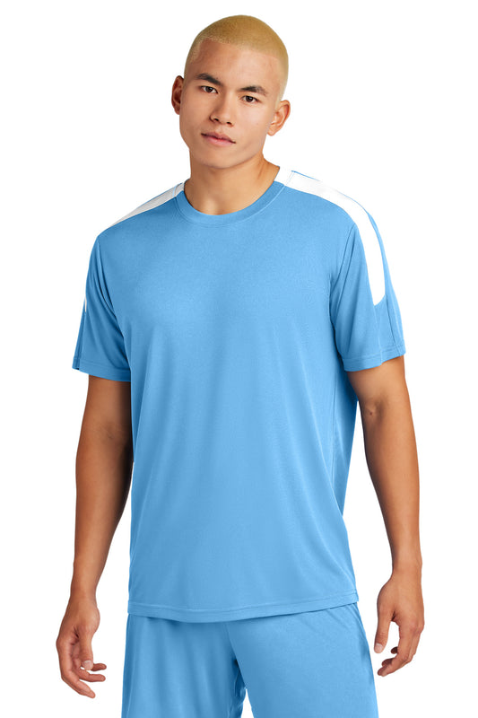 Sport-Tek Competitor United Crew ST100 Carolina Blue/ White