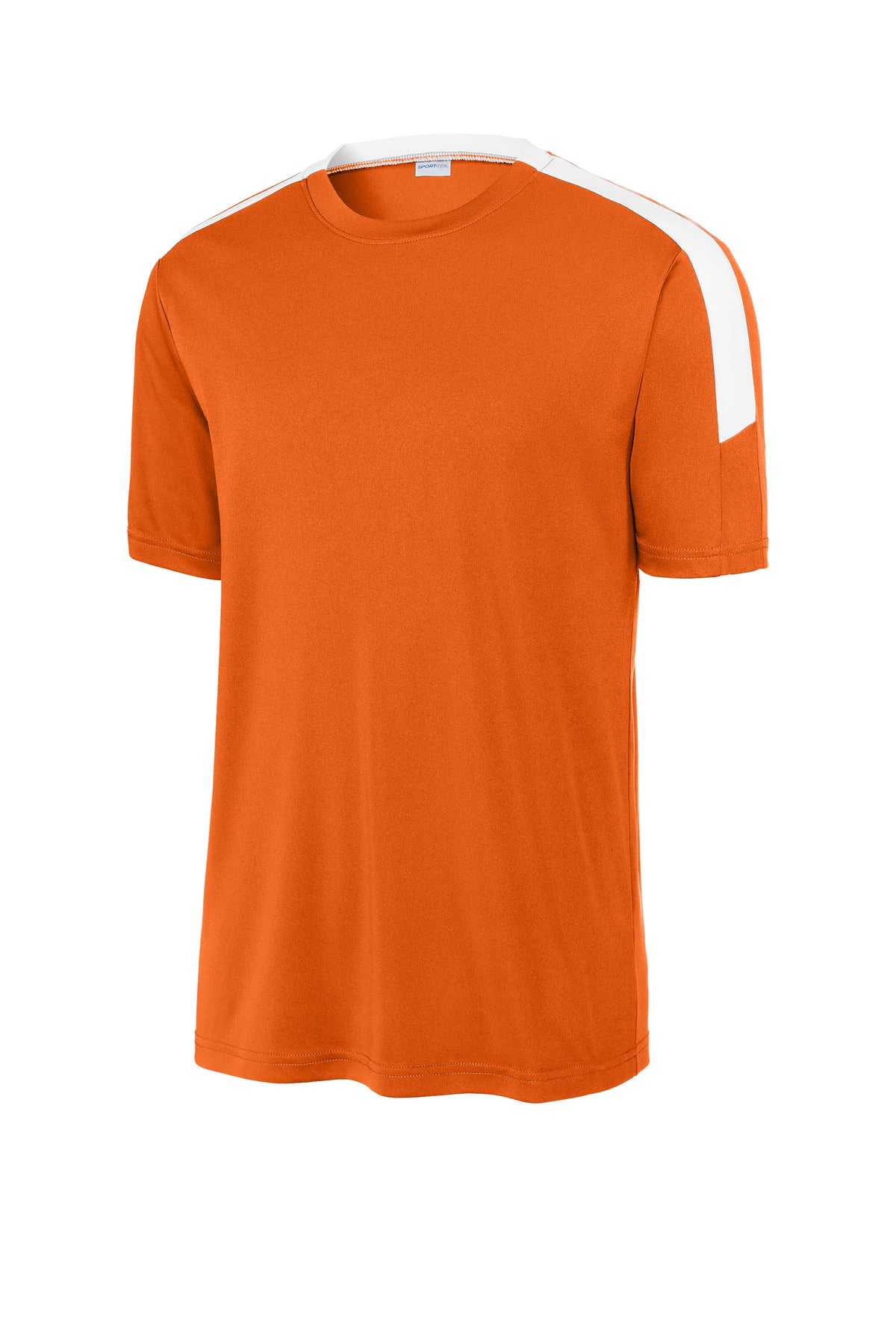 Sport-Tek Competitor United Crew ST100 Deep Orange/ White