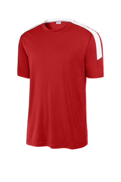 Sport-Tek Competitor United Crew ST100 Deep Red/ White