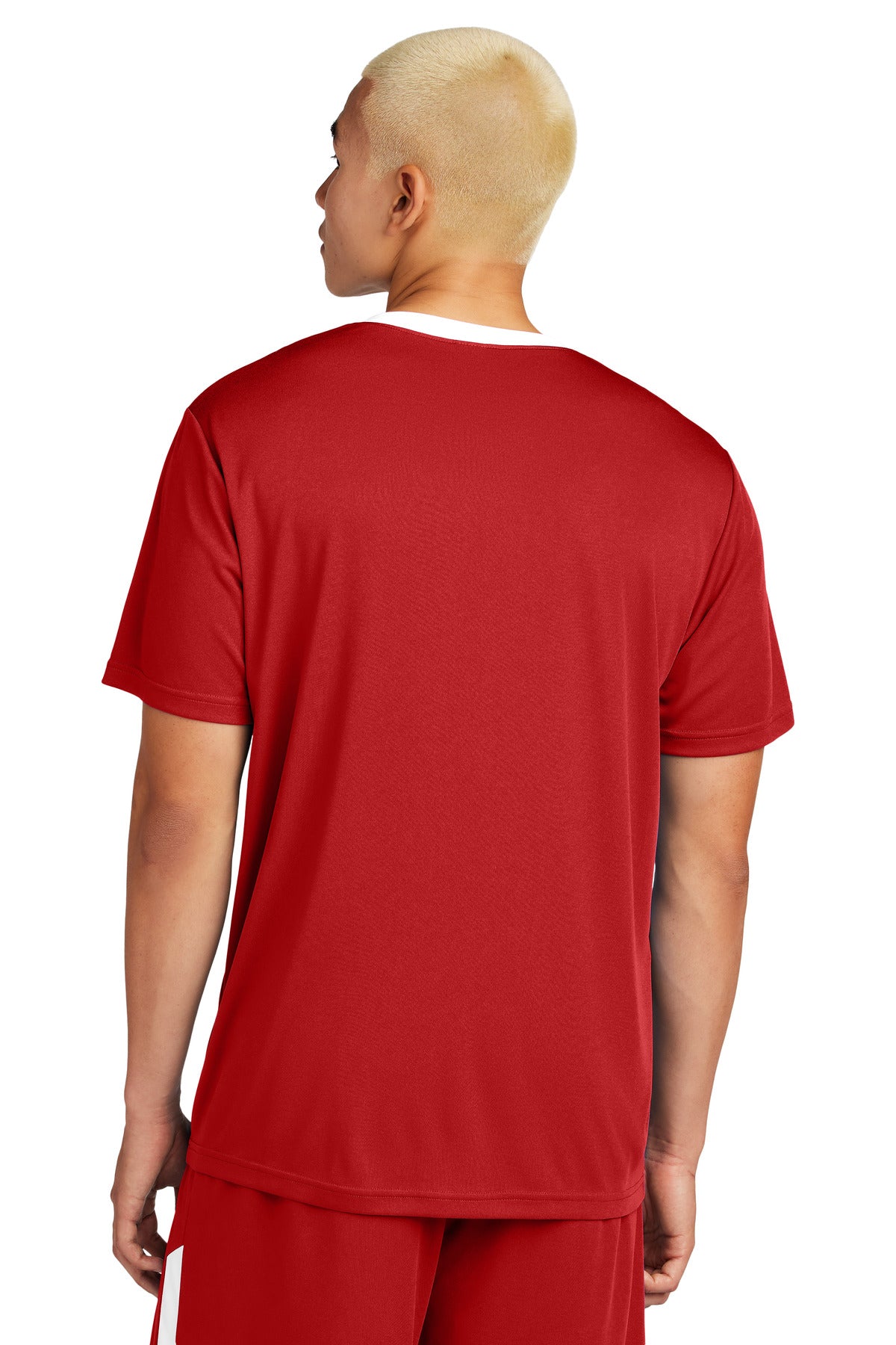 Sport-Tek Competitor United Crew ST100 Deep Red/ White