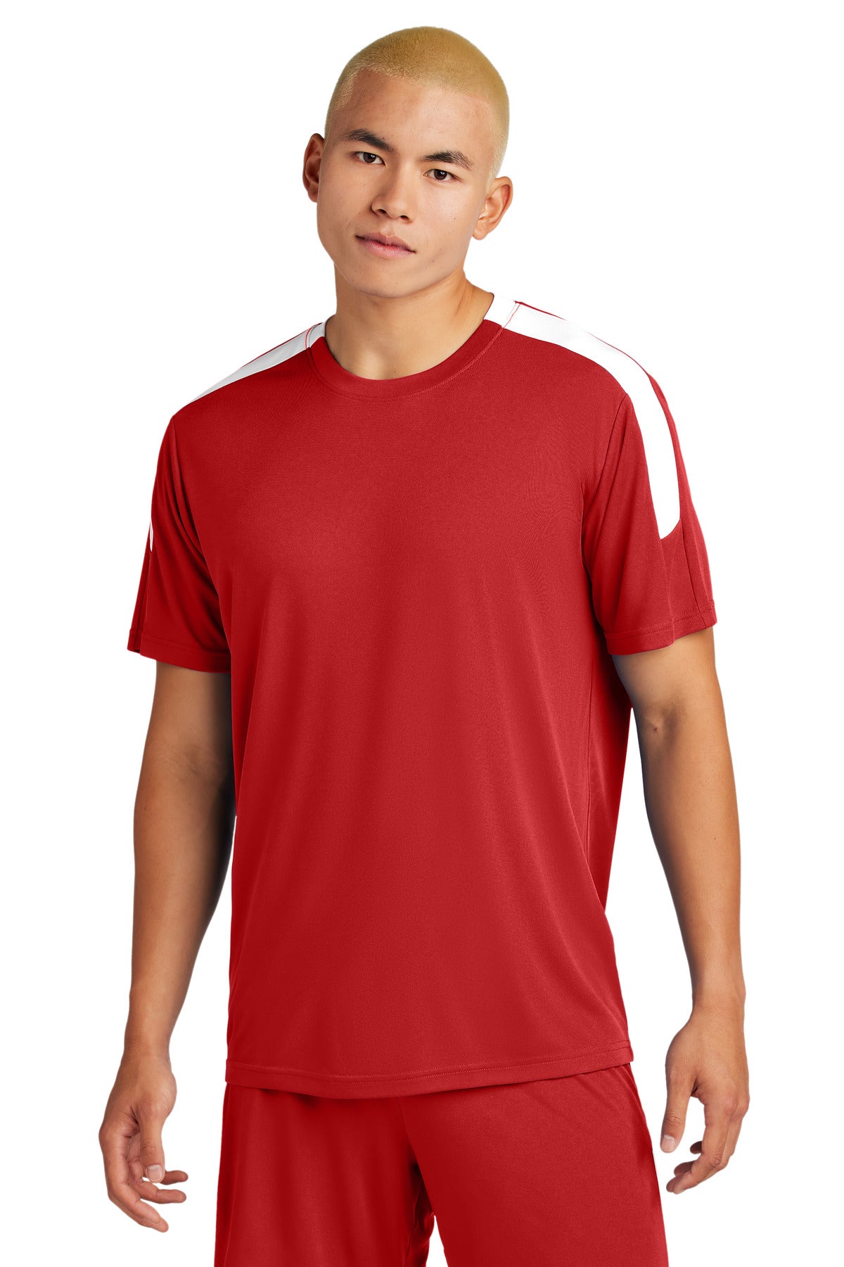 Sport-Tek Competitor United Crew ST100 Deep Red/ White