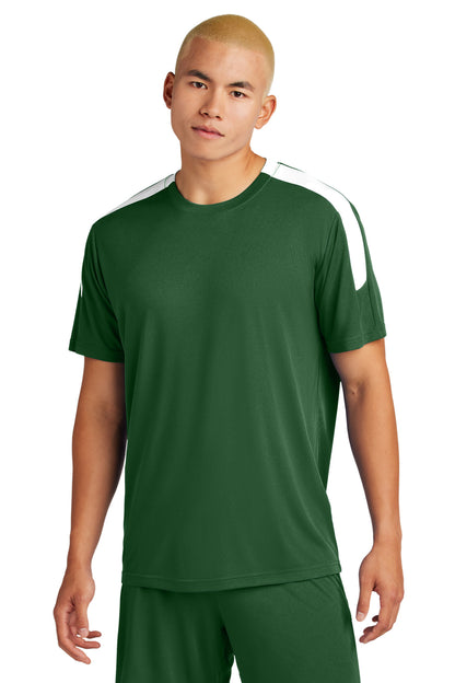 Sport-Tek Competitor United Crew ST100 Forest Green/ White