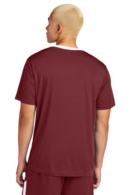 Sport-Tek Competitor United Crew ST100 Maroon/ White