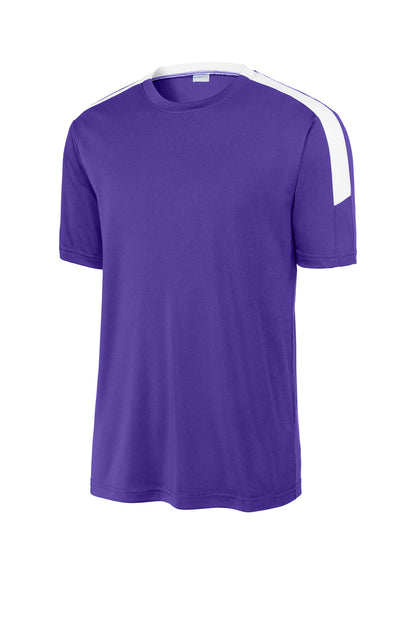 Sport-Tek Competitor United Crew ST100 Purple/ White