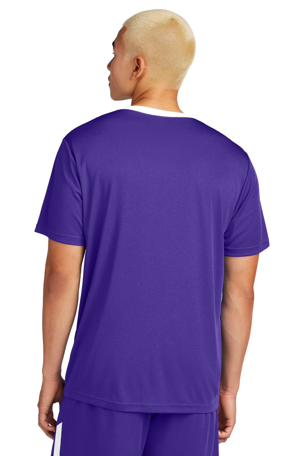 Sport-Tek Competitor United Crew ST100 Purple/ White