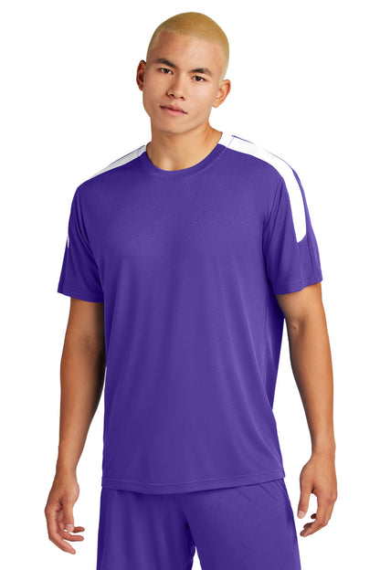 Sport-Tek Competitor United Crew ST100 Purple/ White