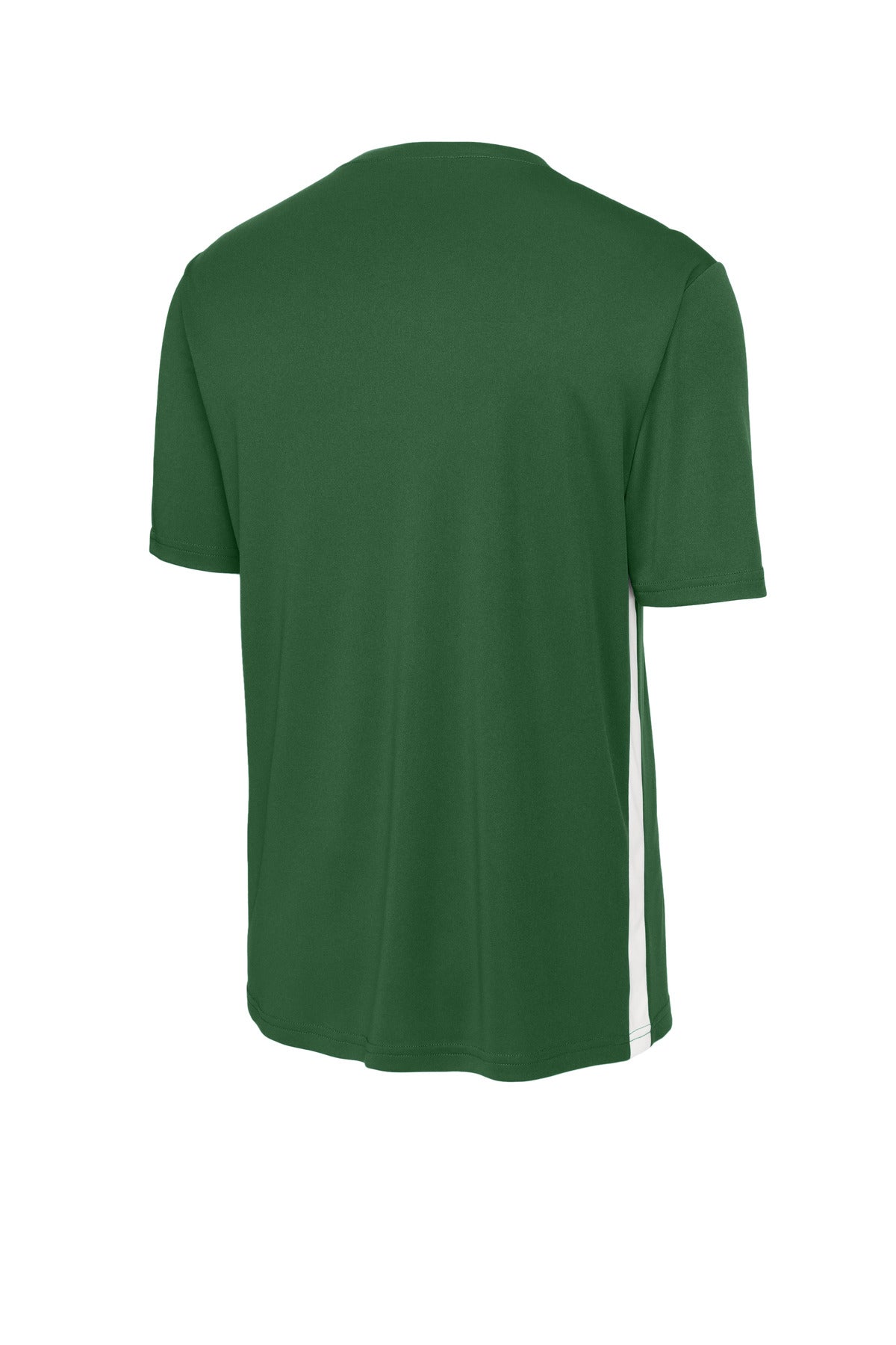 Sport-Tek Competitor United V-Neck ST101 Forest Green/ White