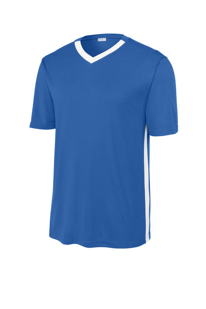 Sport-Tek Competitor United V-Neck ST101 True Royal/ White