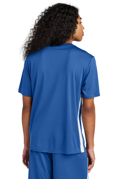 Sport-Tek Competitor United V-Neck ST101 True Royal/ White