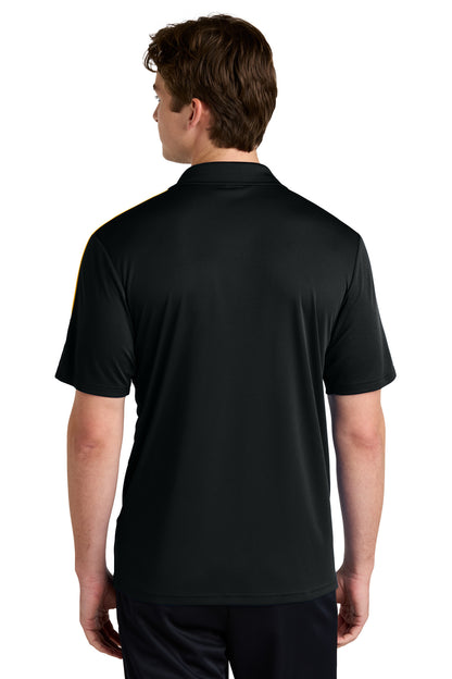 Sport-Tek Competitor United Polo ST104 Black/ Gold