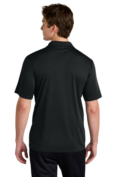Sport-Tek Competitor United Polo ST104 Black/ White