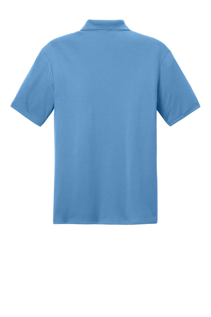 Sport-Tek Competitor United Polo ST104 Carolina Blue/ White