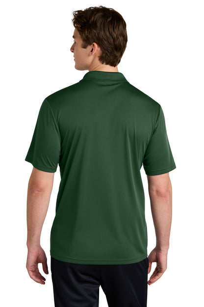 Sport-Tek Competitor United Polo ST104 Forest Green/ White