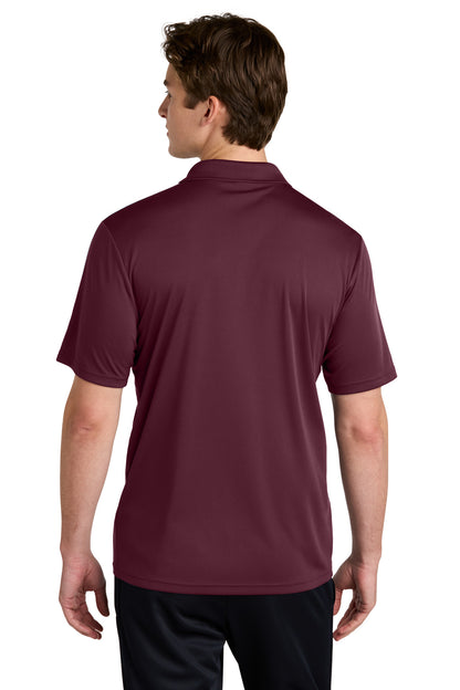 Sport-Tek Competitor United Polo ST104 Maroon/ White
