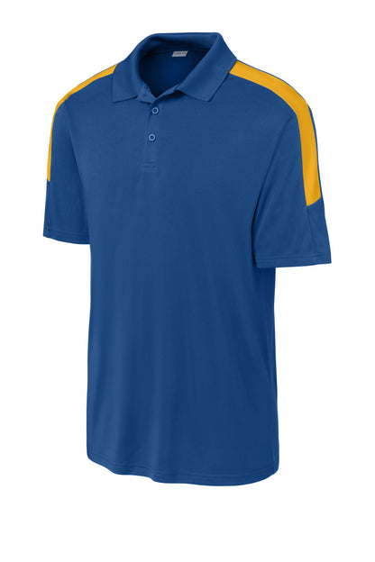 Sport-Tek Competitor United Polo ST104 Royal/ Gold
