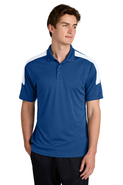 Sport-Tek Competitor United Polo ST104 Royal/ White