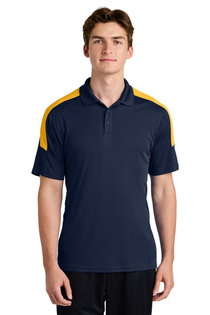 Sport-Tek Competitor United Polo ST104 True Navy/ Gold