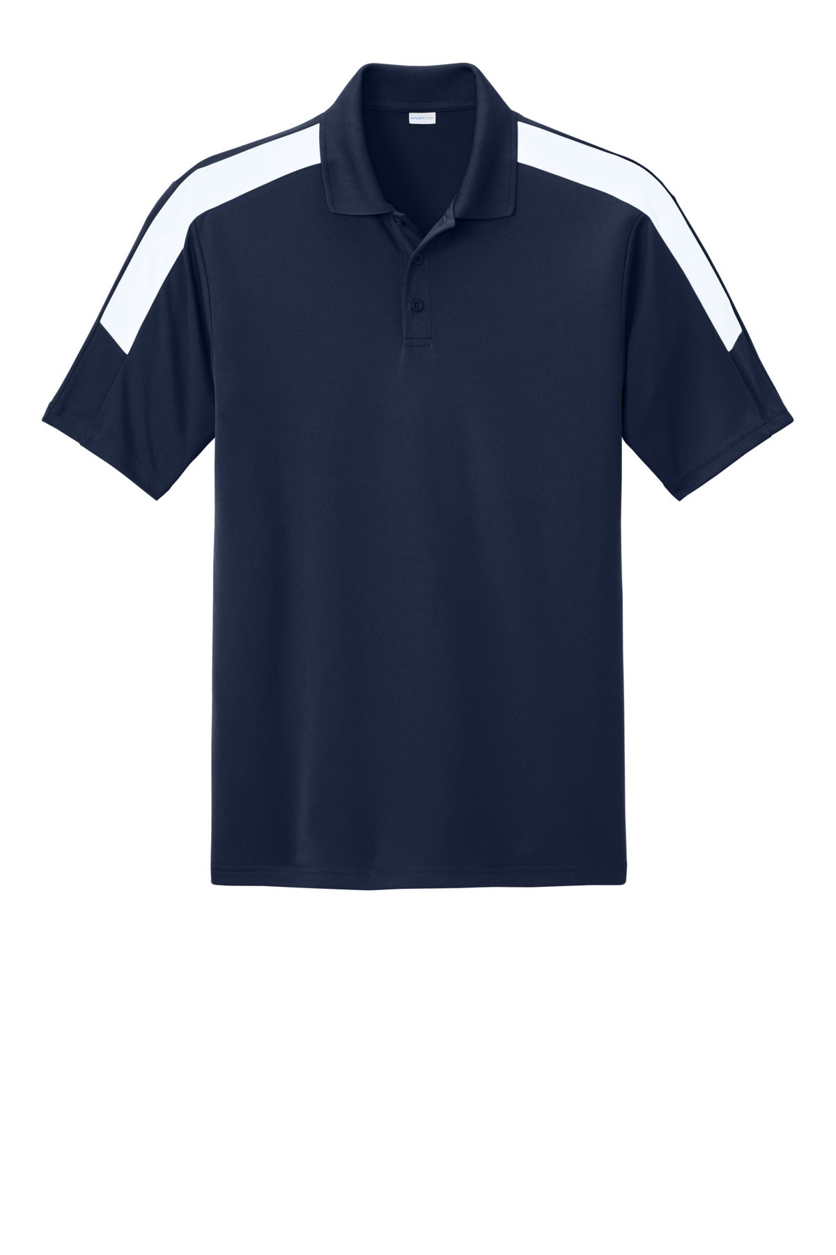 Sport-Tek Competitor United Polo ST104 True Navy/ White